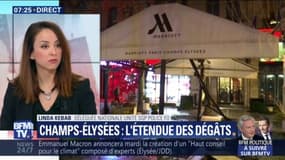 Champs-Elysées: l'étendue des dégâts des manifestations
