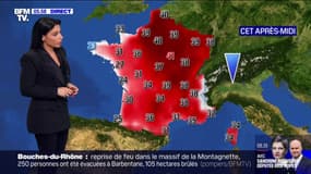 Jusqu'à 41°C... La canicule se décale à l'est ce mardi