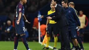 Kylian Mbappé et Unai Emery