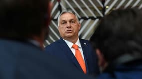 Le Premier ministre hongrois Viktor Orban s'adresse aux médias à Bruxelles, le 24 juin 2021