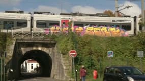 Le TER ayant percuté 4 personnes à Ciboure, en tuant 3, près de Saint-Jean-de-Luz