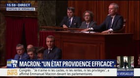 Macron devant le Congrès : "La stratégie de lutte contre la pauvreté sera présentée en septembre et mise en oeuvre en 2019"