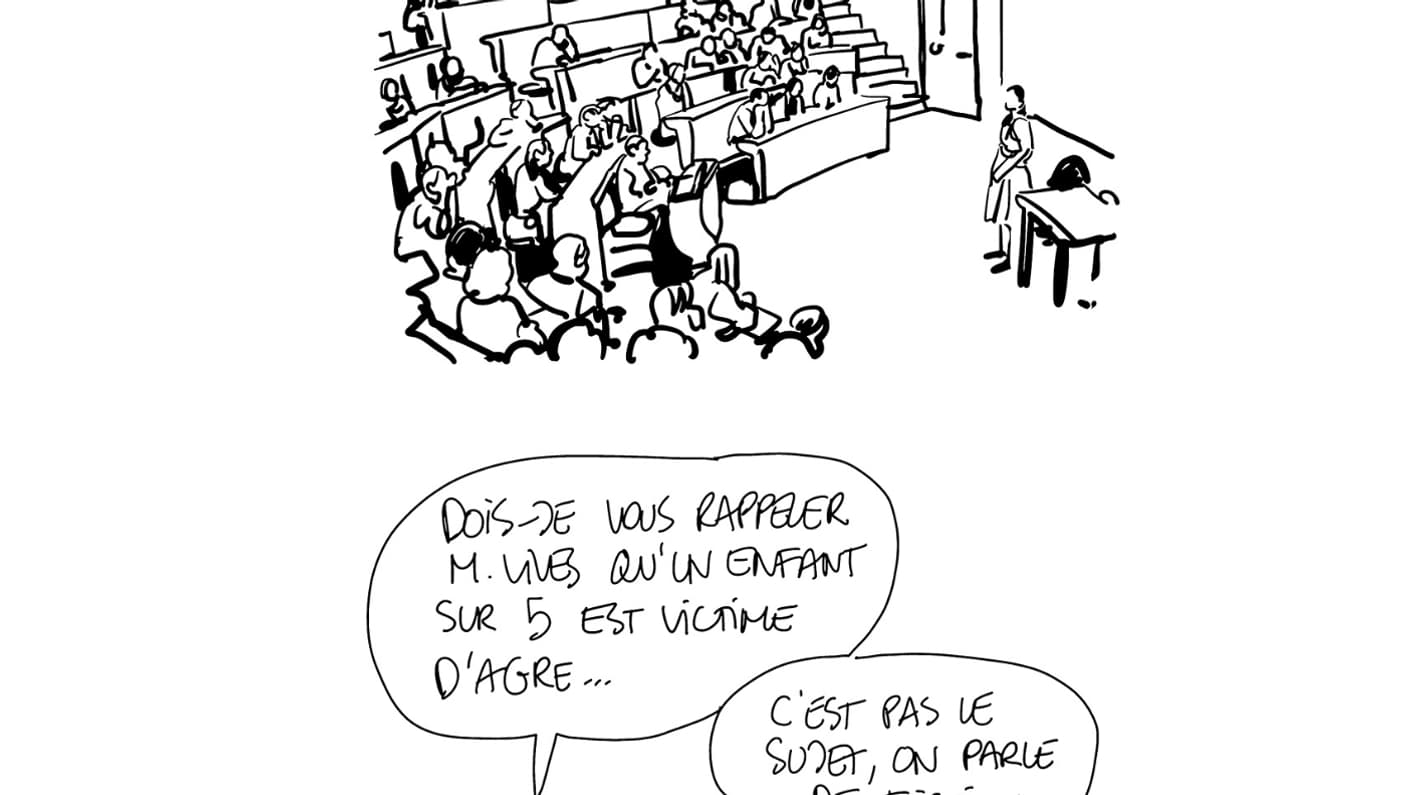 Une planche de la BD "La Vérité sur l'affaire Vivès"