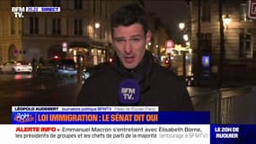 Emmanuel Macron a rappelé "l'importance" du projet de loi immigration aux participants de la réunion à l'Élysée