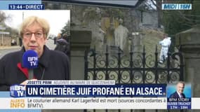 Cimetière juif profané en Alsace: la maire de Quatzenheim "est surprise et horrifiée"