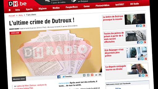 "La Dernière Heure" s'est procuré une lettre de Marc Dutroux.