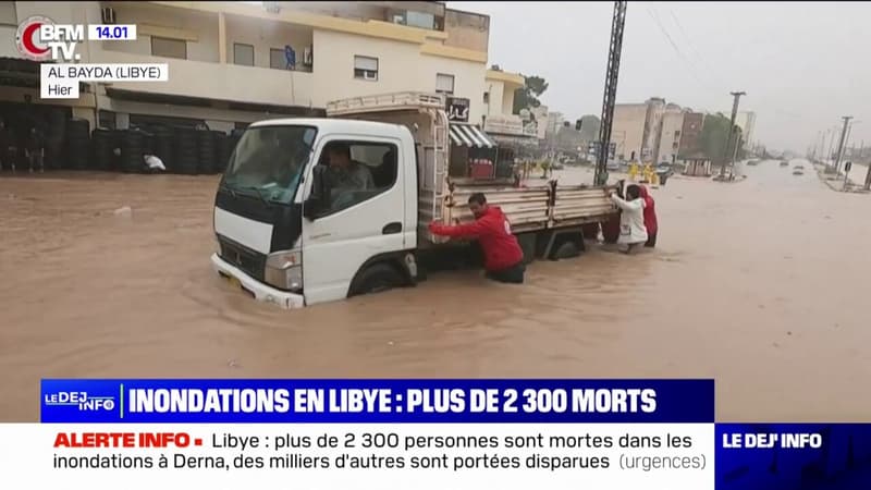 Plus de 2300 morts dans des inondations en Libye