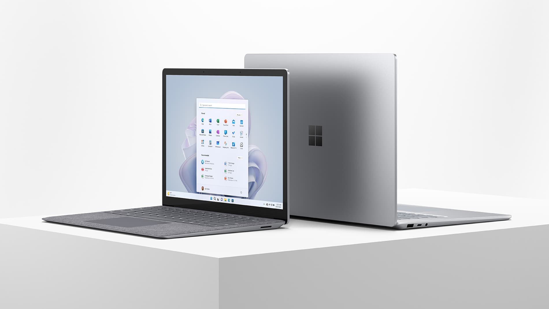 Le Surface Laptop 5 en version 13,5 et 15 pouces d'écran. Le Surface Laptop 5 en version 13,5 et 15 pouces d'écran.