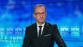 Emmanuel Grégoire sur le plateau de BFM Paris