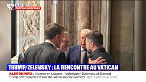 Guerre en Ukraine: Volodymyr Zelensky évoque une "bonne rencontre" après son échange avec Donald Trump au Vatican 