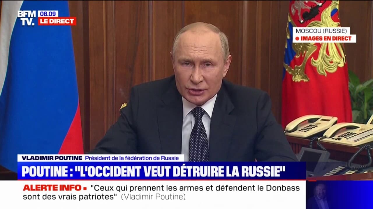 Guerre En Ukraine: Vladimir Poutine Annonce La "mobilisation Partielle ...