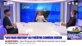 Lyon:  Amandine Longeac et Jean-Rémi Chaize expliquent pourquoi ils ont décidé de jouer dans "Les Faux British"