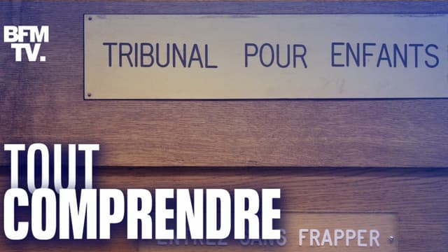 La porte du tribunal pour enfant à Paris, en mars 2017 (photo d'illustration).