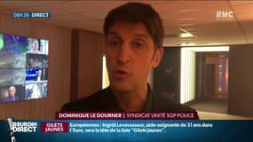 Loi "anti-casseurs": Dominique Le Dourner, du syndicat Unité SGP Police, demande qu"on "mette fin à l'impunité des casseurs"