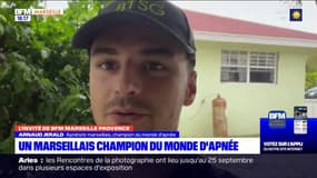 Marseille: l'apnéiste Arnaud Jerald a battu son 6e record du monde