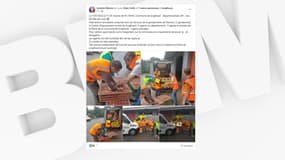 Des agents et gendarmes sont devenus chasseurs le temps d'une intervention pour récupérer les poulets.