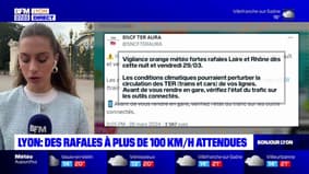 Lyon: des rafales de vents à plus de 100km/h attendues