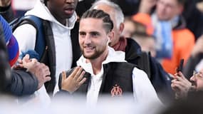 Adrien Rabiot avant le match de Ligue 1 de l'OM face au Havre