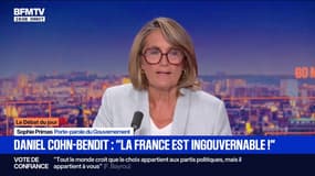 Crise politique: "Les efforts budgétaires devront être partagés par la plupart des Français" déclare Sophie Primas, porte-parole du Gouvernement
