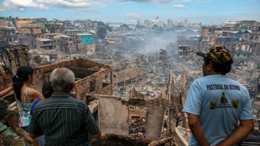 Environ 600 maisons ont brûlé dans la nuit de lundi à mardi.