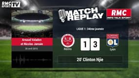 Reims-Lyon (2-4) : le Goal Replay avec le son de RMC Sport