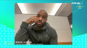 Alexandre Lacazette invité de RMC Sport, le 30 décembre 2020