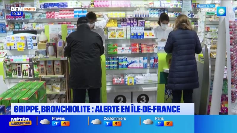 Cas de grippe et bronchiolite en hausse: alerte en Île-de-France