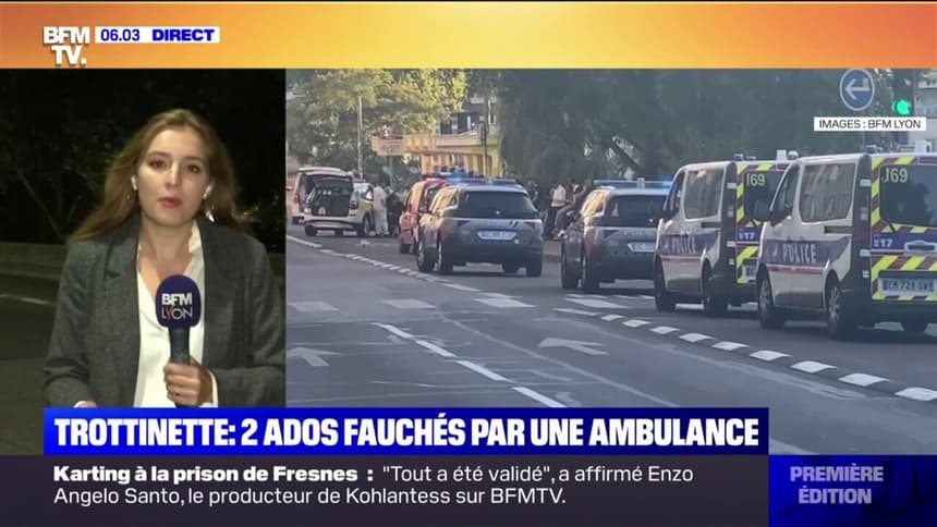 Lyon: deux adolescents tués dans un accident de trottinette, percutés par  une ambulance