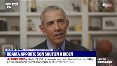 Barack Obama apporte son soutien à Joe Biden, candidat démocrate pour l'élection présidentielle aux États-Unis