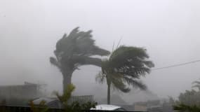 Les vents du cyclone Belal au-dessus de la Réunion, le 15 janvier 2024 