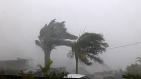 Les vents du cyclone Belal au-dessus de la Réunion, le 15 janvier 2024 (photo d'illustration)