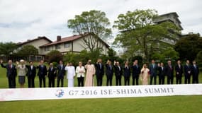 Les dirigeants du G7 réunis le 27 mai 2016 à Shima