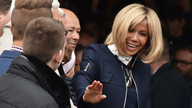 Brigitte Macron au Touquet, le 7 mai 2017.