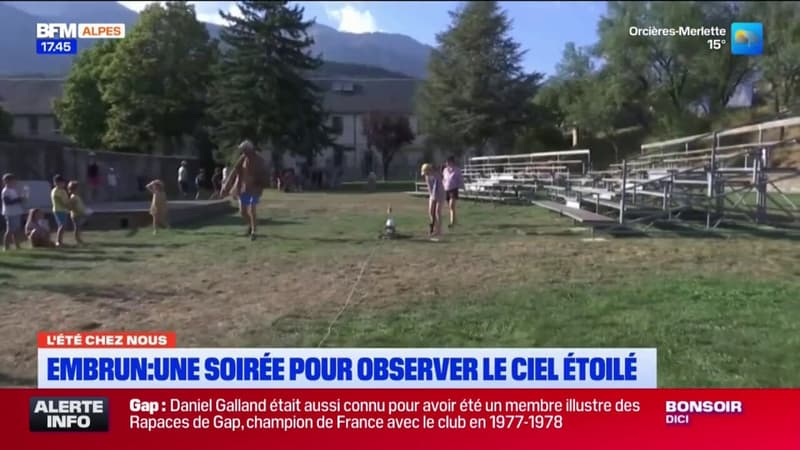 L'été chez nous: à Embrun, une soirée pour observer le ciel étoilé