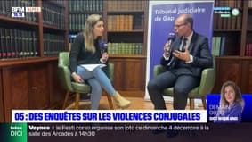 Florent Crouhy, procureur de la République du tribunal de Gap, explique les dispositifs qui existent pour protéger les femmes victimes de violences conjugales