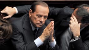 Silvio Berlusconi, en septembre 2011, au Parlement italien.