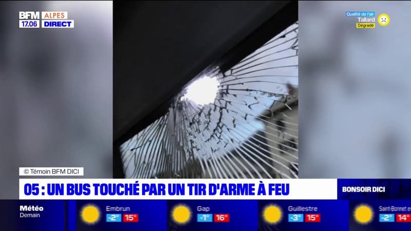 Hautes-Alpes: un bus visé par un tir d&#039;arme à feu