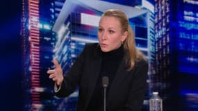 La députée européenne d'extrême droite Marion Maréchal sur BFMTV le 23 janvier 2025.