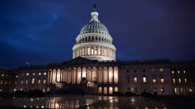 Le Capitole avant l'adresse de Joe Biden le 7 février 2023. 