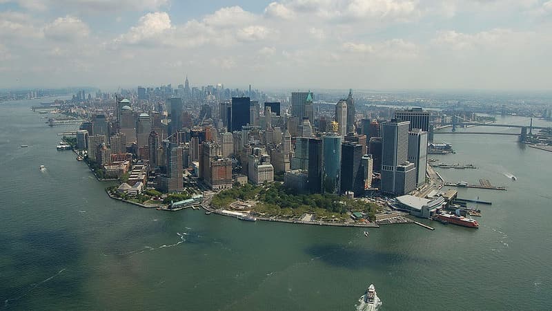 Manhattan, le célèbre quartier d'affaire New-Yorkais