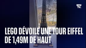 Avec une réplique de la Tour Eiffel de 1,49 mètre de haut, Lego dévoile sa plus grande construction commercialisée