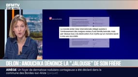 Succession d'Alain Delon: Anouchka dénonce la "jalousie" de son frère, Alain Fabien