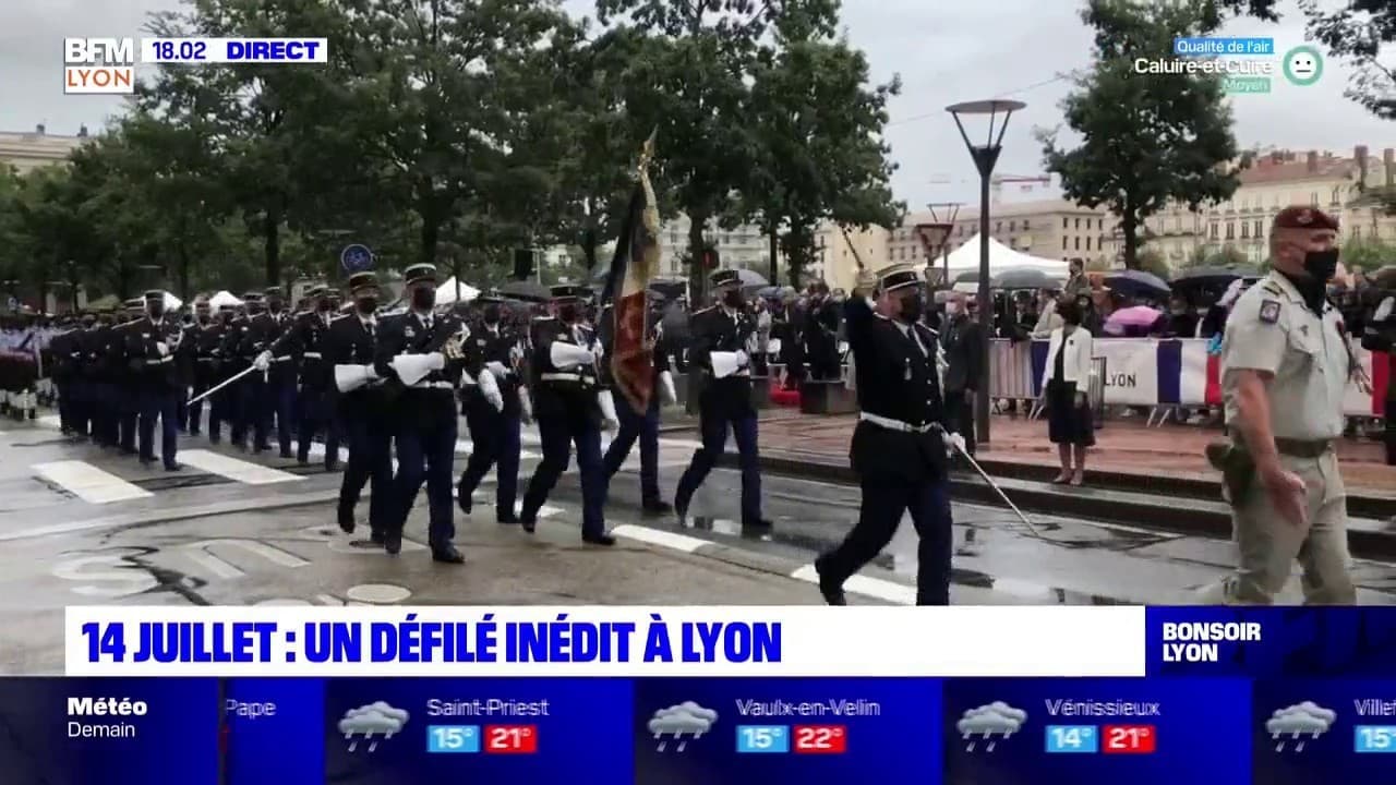 14 Juillet Un Defile Inedit A Lyon