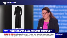 Interdiction du port de l'abaya à l'école: "Les chefs d'établissement vont être formés", affirme la secrétaire d'État à la citoyenneté, Sonia Backès