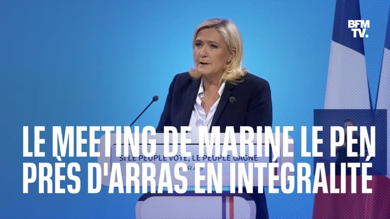 Présidentielle 2022: le dernier meeting de Marine Le Pen en intégralité