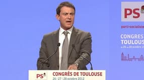 Manuel Valls, samedi 27 octobre, au congrès du PS à Toulouse