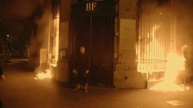 L'artiste avait incendié une succursale de la Banque de France à Paris