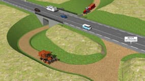 Les travaux de sécurisation de la RD1075 ont commencé.