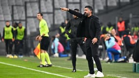 Gennaro Gattuso lors d'OM-Rennes, le 3 décembre 2023.