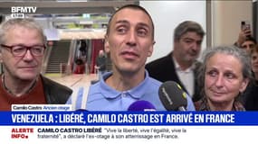 Camilo Castro libéré: le Français, détenu au Venezuela pendant plus de quatre mois, est arrivé en France à l'aéroport d'Orly